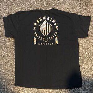 Browning Black and rose gold shirt